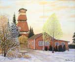 a tower for all seasons- motiv från Sunne av Tage Åsén